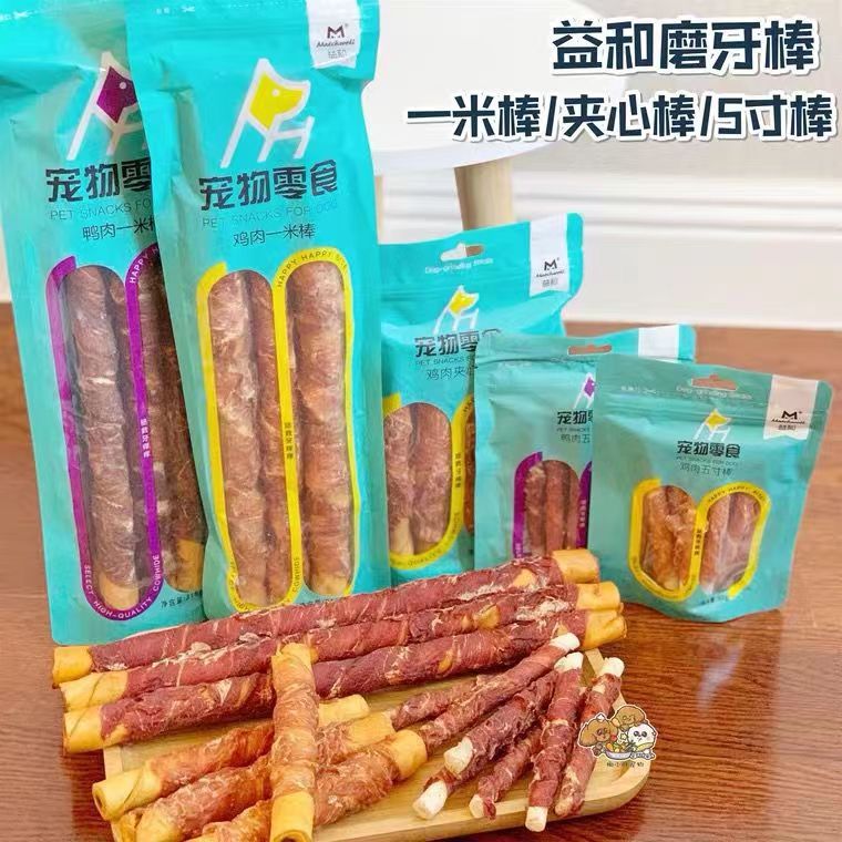 Yihe Baked Chicken And Duck Breast Jerky400g Steamed Core Chicken Nuggets Chicken Legs One Meter Stick Five Inch Stick Teething Stick Snack Can