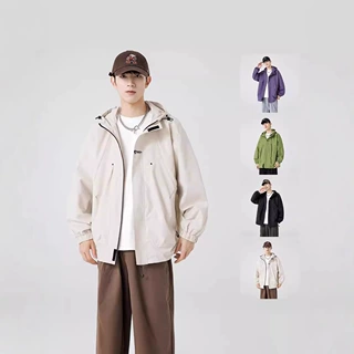 爆款23745新款2024春秋冲锋衣户外防水秋装外套男女同款男夹克男
