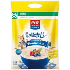 西麦オートミール1500グラム袋入りオートミール朝食栄養無煮インスタント食品粗食オートミール穀物