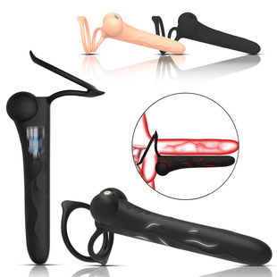 Johnson Double Penis Wearable Couple Resonance Delayed Vibration Ring Penis Egg Lock Sperm Ring Adult Sex Toy