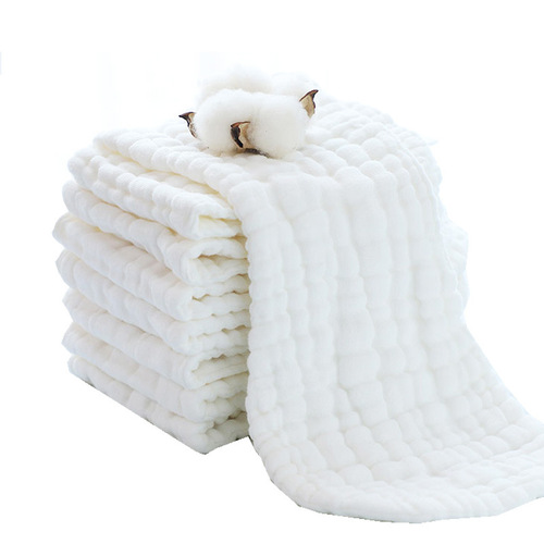 Infants and young children pure cotton breathable gauze diapers newborn washable absorbent diapers mustard cloth diaper pads