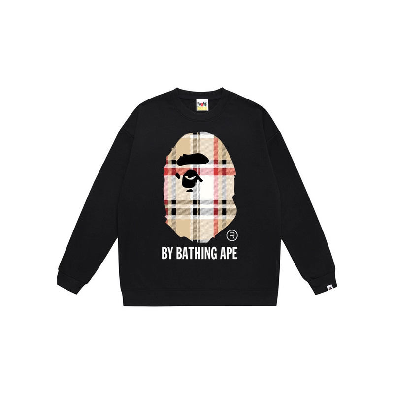 Cross-Border Wholesale Supply of Export Trendy Brand Heavyweight Bape Ape Head Round Neck Sweatshirt Shark Long-Sleeved Jacket 13