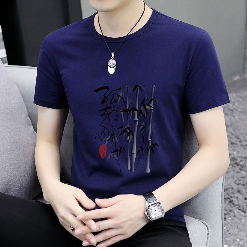 Navy 100 short sleeves