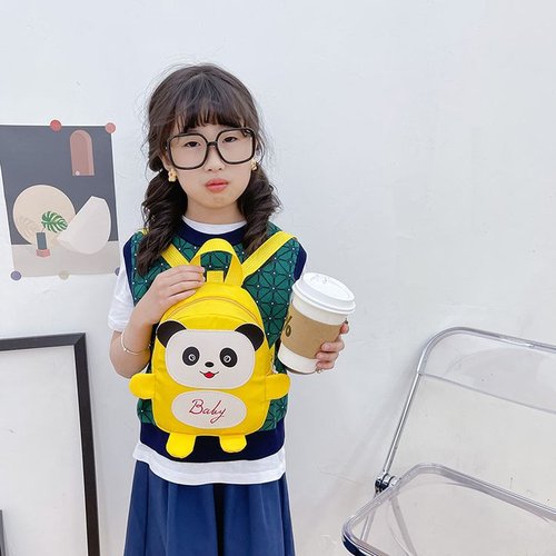 2022春季开学尼龙小书包 韩版出行可爱青蛙幼儿园双肩背一件代发