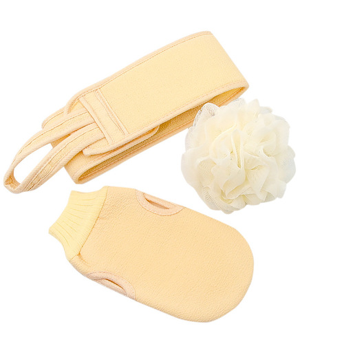 Household male and female adult mud rub and bath towel artifact gloves rub back strip bath wipe bath towel bath flower pull back strip set