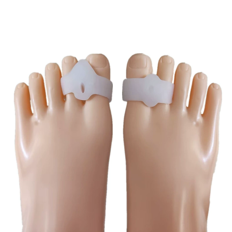 Силиконовый разделитель для пальцев ног SEBS, разделитель для большого пальца, разделитель для косолапого большого пальца, эластичный разделитель для пальцев ног