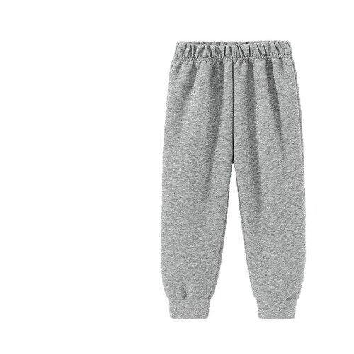 2026 new children's cotton pants, children's wear sweatpants, middle-aged children, autumn all-matching pure color pants for boys and girls