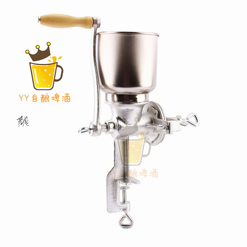 Malt Grinder Multifunctional Hand Grinder Wear-Resistant Household Wine Equipment Manual Home Brewing Beer Peanut