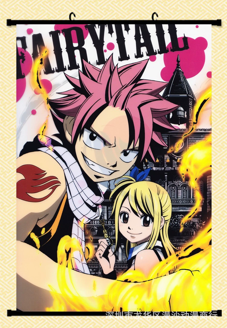 Плакат "Fairy Tail" магия тьмы, выставочный постер, зарубежная торговля