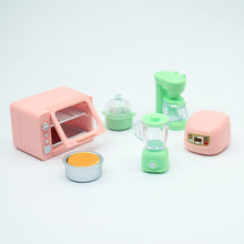 Dollhouse娃娃屋袖珍厨房迷你家具烤箱电饭煲 微缩食玩场景模型