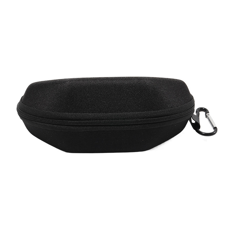 Eva Anti-Pressure Portable Glasses Case Designer Style Alloy Hook Zipper Sunglasses Case Wholesale Sunglasses Storage Bag