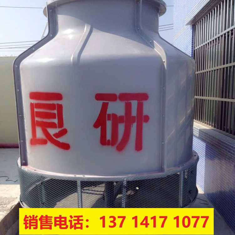 厂家批发直供60T、100T小型圆形玻璃钢冷却水塔工业商业降温专用