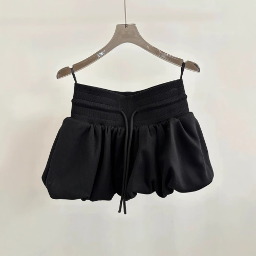 Design sense white floral semi-slip dress for girls, new American style summer petite sport A-line puff short dress pants