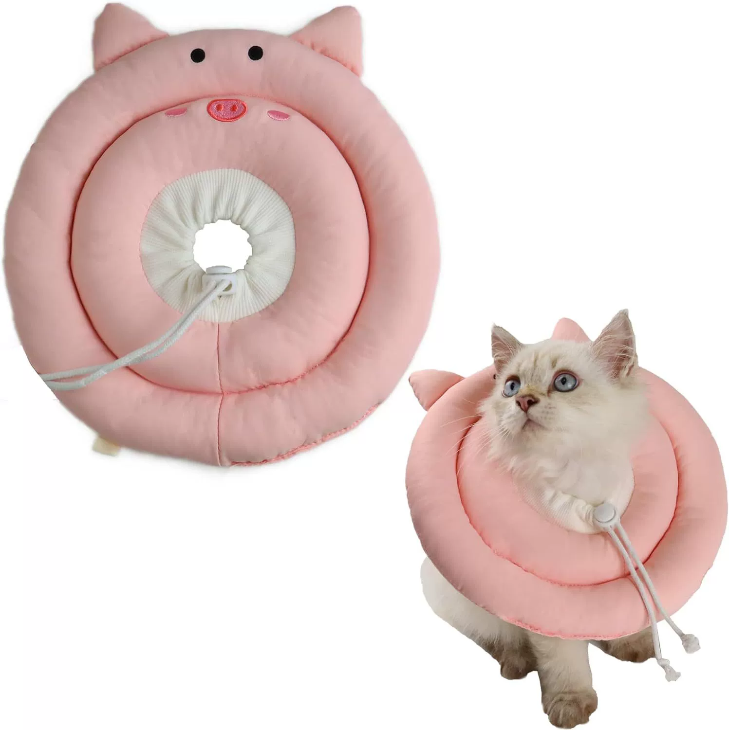 Трансграничная новая милая мультяшная стерилизация для домашних животных, кошек и собак, регулируемый ошейник для кошек и собак с защитой от укусов, кольцо Элизабет