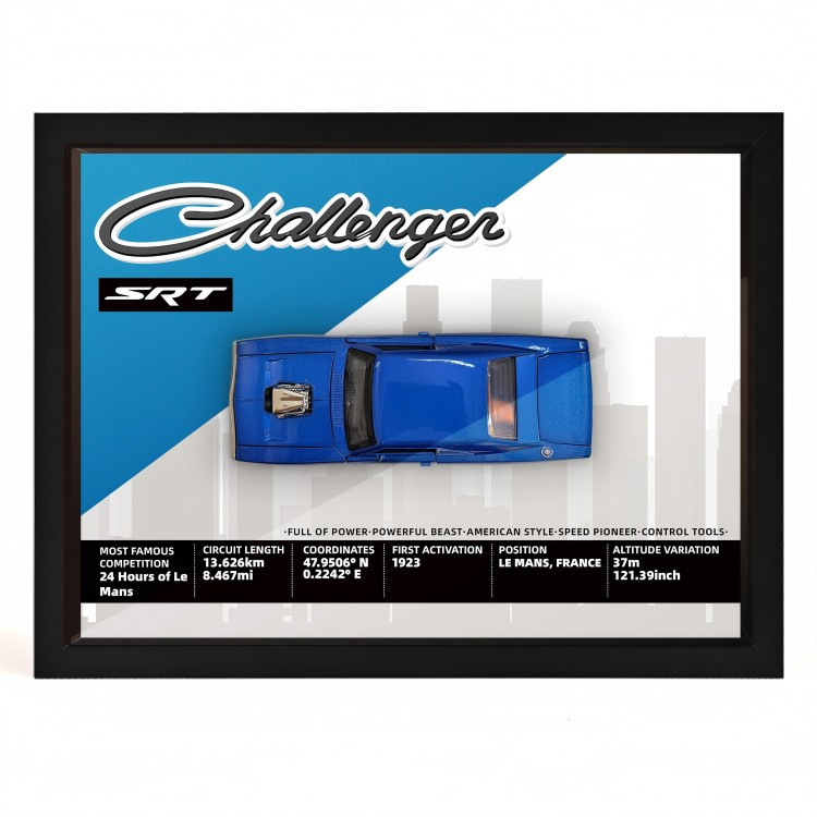 Pintura colgante tridimensional, modelo de coche de aleación, decoración exquisita de alta gama, decoración de pared para el hogar, decoración de modelo de regalo para niño con luz, transfronterizo