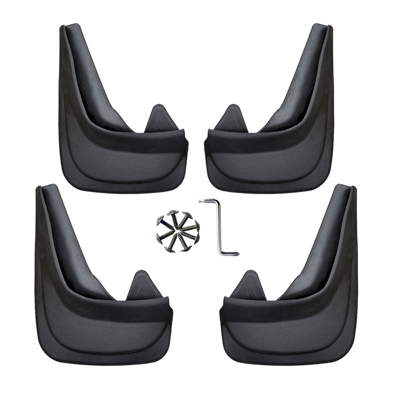 Suitable for Universal Large Mud Flaps for Cars, 4-Piece Set of Mud Flaps, Foreign Trade Cross-Border Mud Flaps, Exterior Modification