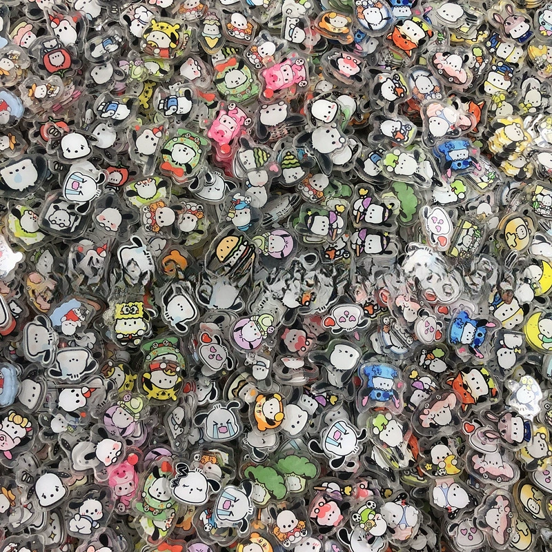 Акриловые подвески 2 см, наборы для DIY с различными картинками персонажей, продаются по весу