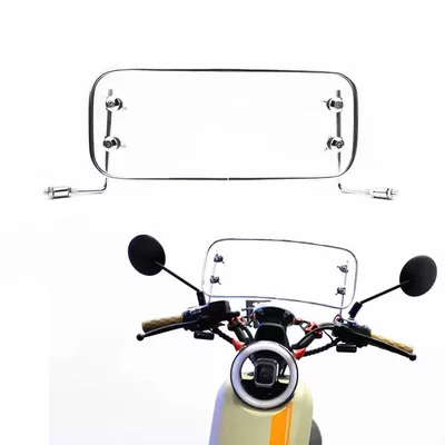 Retro Deflector – Universal Motorcycle front windshield