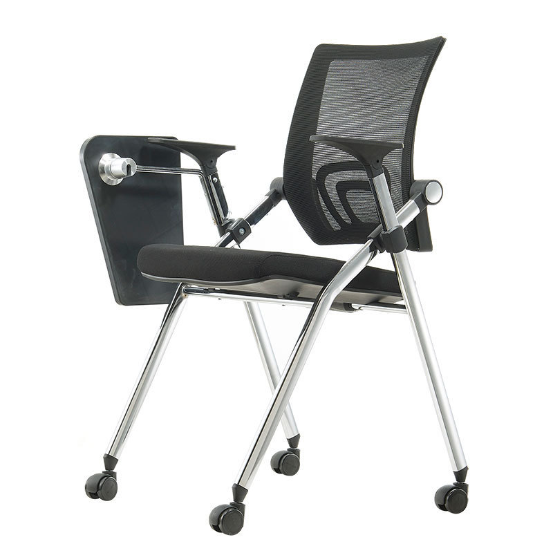 Training Chair with Folding Writing Board Integrated Meeting Chair with Table Small Table Board Lecture Chair News Chair