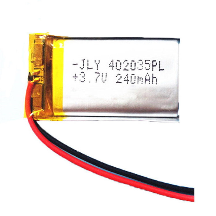 供应聚合物锂电池PL402035 240MAH 3.7V小家电电池