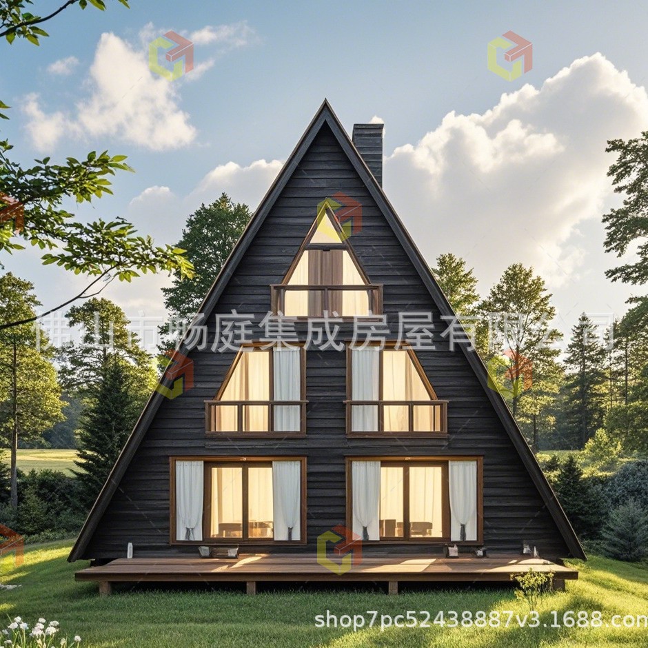 Casa Modular Prefabricada de Acero Ligero Móvil para Residencia y Casas de Campo