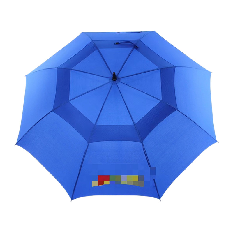 Llama azul paraguas plegable para hombres y mujeres pegamento negro protección solar lluvia de doble capa Actualización de segunda generación bandera XF paraguas grande de doble capa