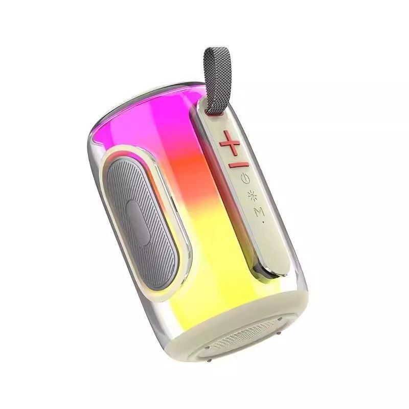 クロスボーダー新しい Pulse 8 ワイヤレス Bluetooth スピーカー屋外ポータブル透明な雰囲気ライト TWS サブウーファー Bluetooth スピーカー|undefined