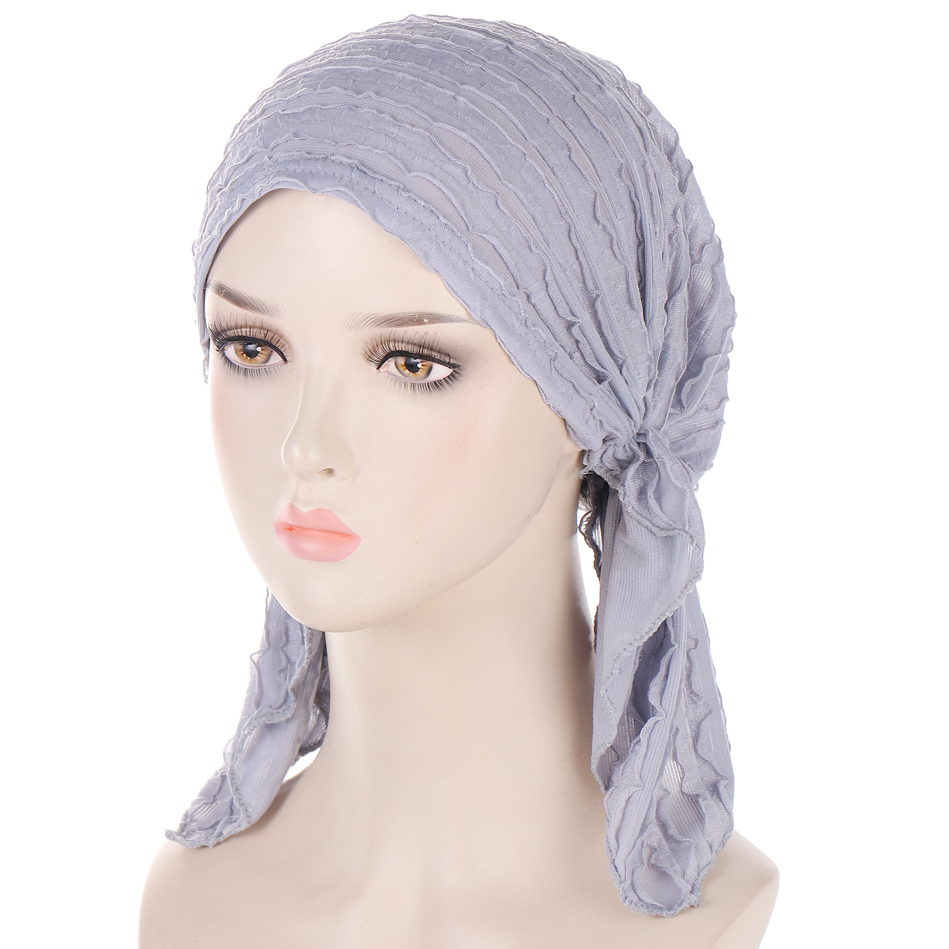 55g Weight Hijab Hats Type Daily, Street Occasion Polyester Material Solid Color Pattern All Seasons Season Women's Gender Casual, Classic Style Style Eaveless Rim Women's Casual Classic Style Solid Color Polyester Hijab 10