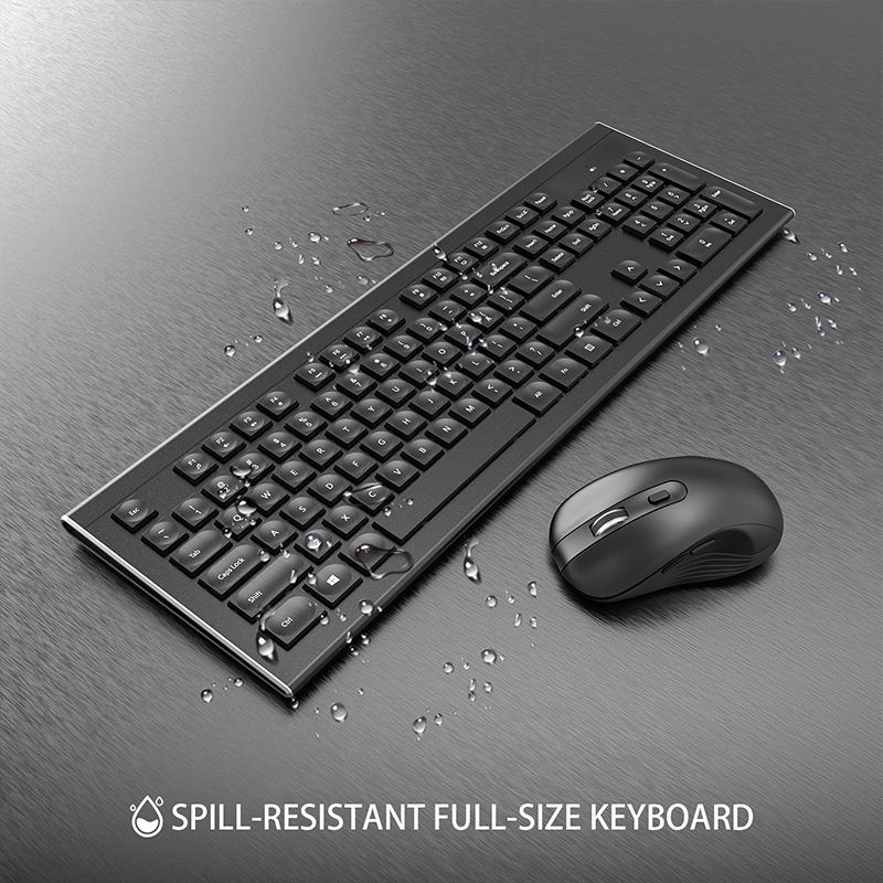 CS4500 2.4G無線キーボードマウス1セットビジネスオフィス共通キーボードマウスセット|undefined