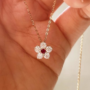�Ļ�~S925���y�18K��С���ʯ�������i���ins�p���L