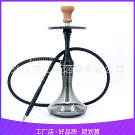 厂家批发阿拉伯水烟shisha酒吧水烟壶铝合金材质高档烟壶阿帕奇
