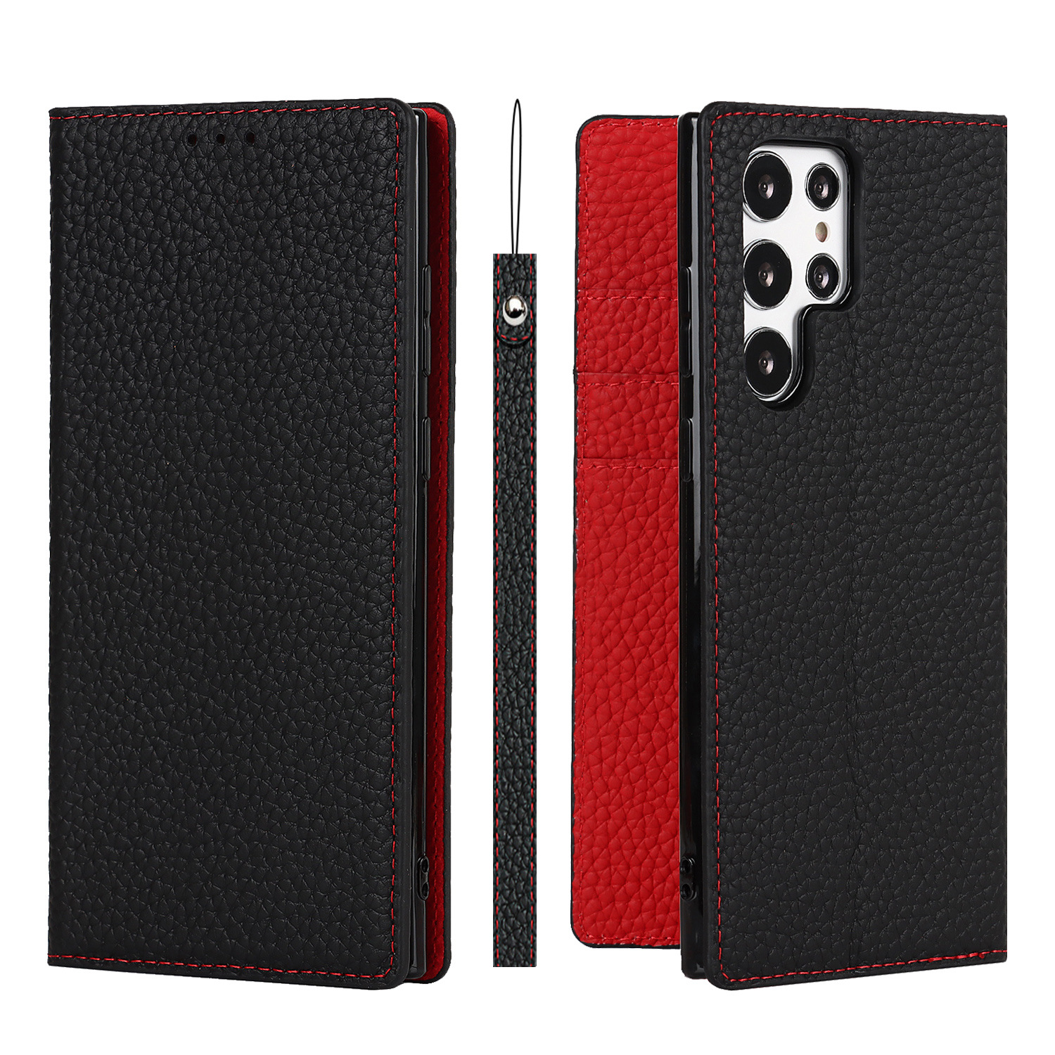 Genuine Leather Protective Case For Samsung Galaxy S24 And S25 Ultra_voghion.com