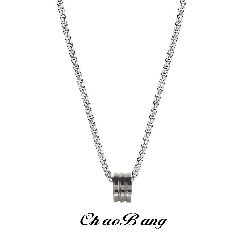 Cross-Border Titanium Steel Small Waist Pendant Necklace for Men, Niche Design, Fashionable and Versatile Clavicle Chain for Women, Simple Jewelry Cross-Border Titanium Steel Small Waist Pendant Necklace for Men, Niche Design, Fashionable and Versatile Clavicle Chain for Women, Simple Jewelry