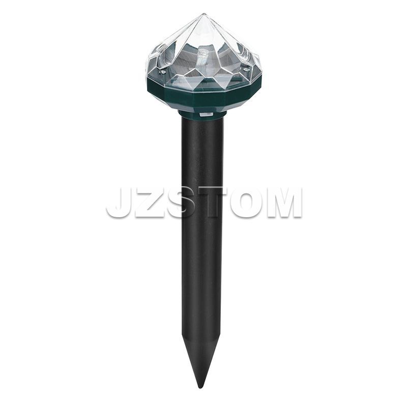 Repelente solar transfronterizo para ratones, repelente de serpientes electrónico ultrasónico, repelente de insectos de jardín de cría, repelente de aves, lámpara de césped de jardín