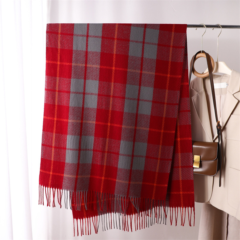 Women's Elegant Classic Style Color Block Polyester Printing Scarf display picture 2