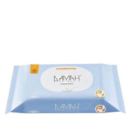 Korean Black Magic Wet Toilet Paper Female Hygiene Care Baby Cleaning Private Parts Portable Disposable Wet Wipes 60 Pumps Wholesale