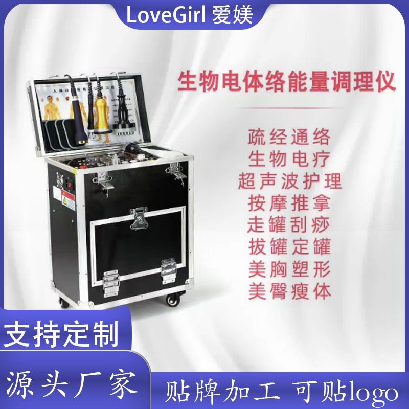便携式电控电疗仪拉杆箱生命能量形体抗衰仪器刮痧负压美容仪器