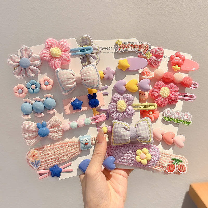 Peel de peluche para niños BB clip clip de peluche clip lateral para niñas lindas niñas toque de pelo para bebés