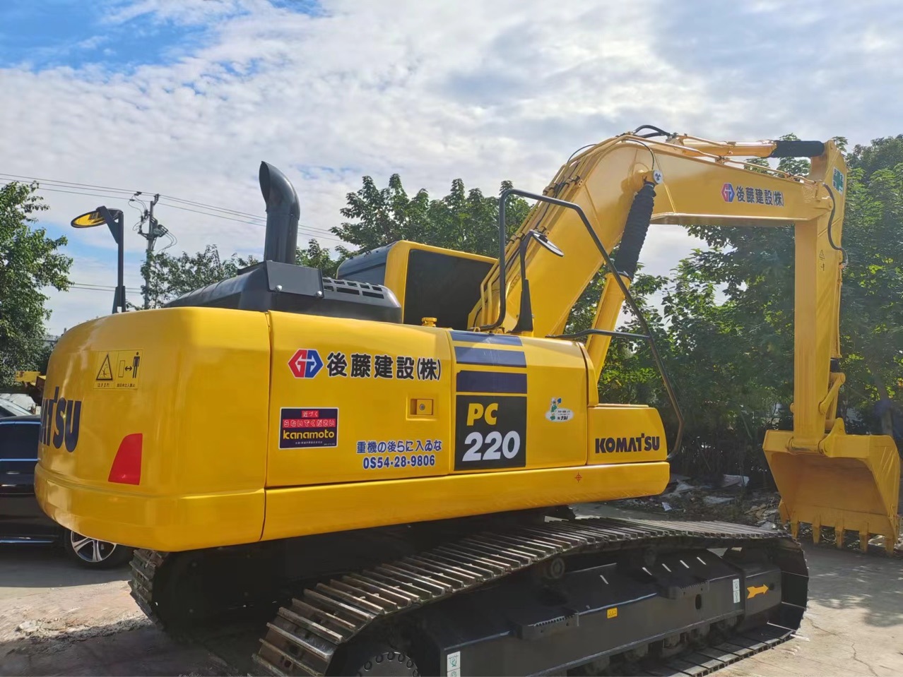 Importación Komatsu 220 - 8 PC210 excavadora línea de compra de exportación nacional y extranjera