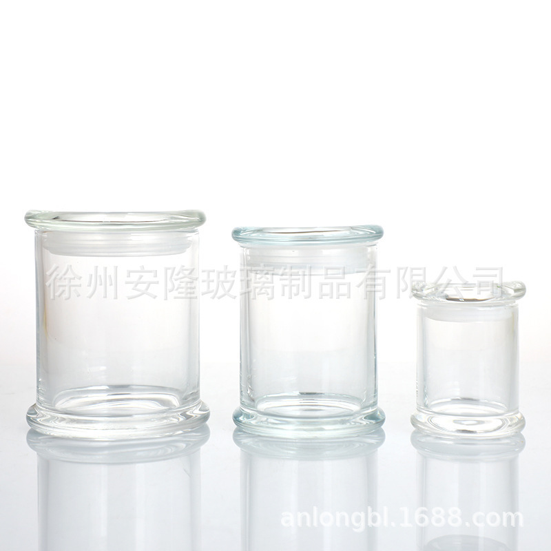 定制玻璃蜡烛杯可加工蜡烛罐简约透明创意香薰玻璃烛台伴手礼空瓶|undefined