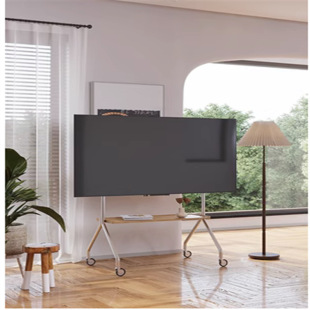 Zhonggu stainless steel screen shelf Vincent movable TV stand designer recommend monitor rack light luxury