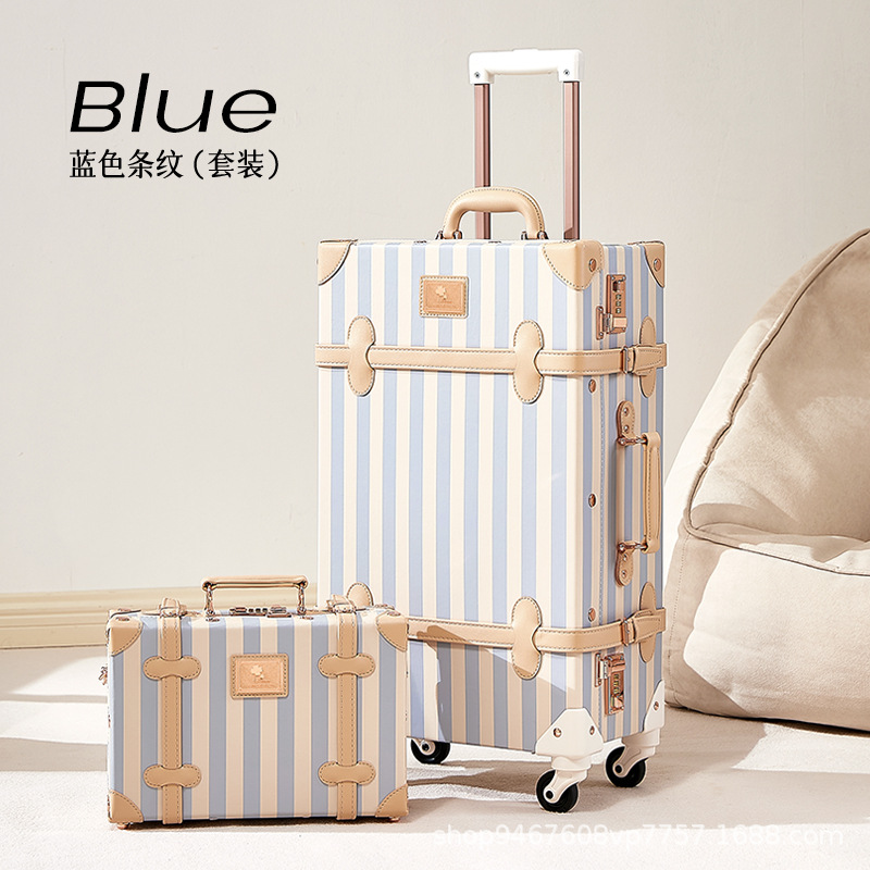Original puramente manual retrógrado maleta de rueda universal para mujeres nuevo producto pequeño maleta de embarque 20 maletas de viaje