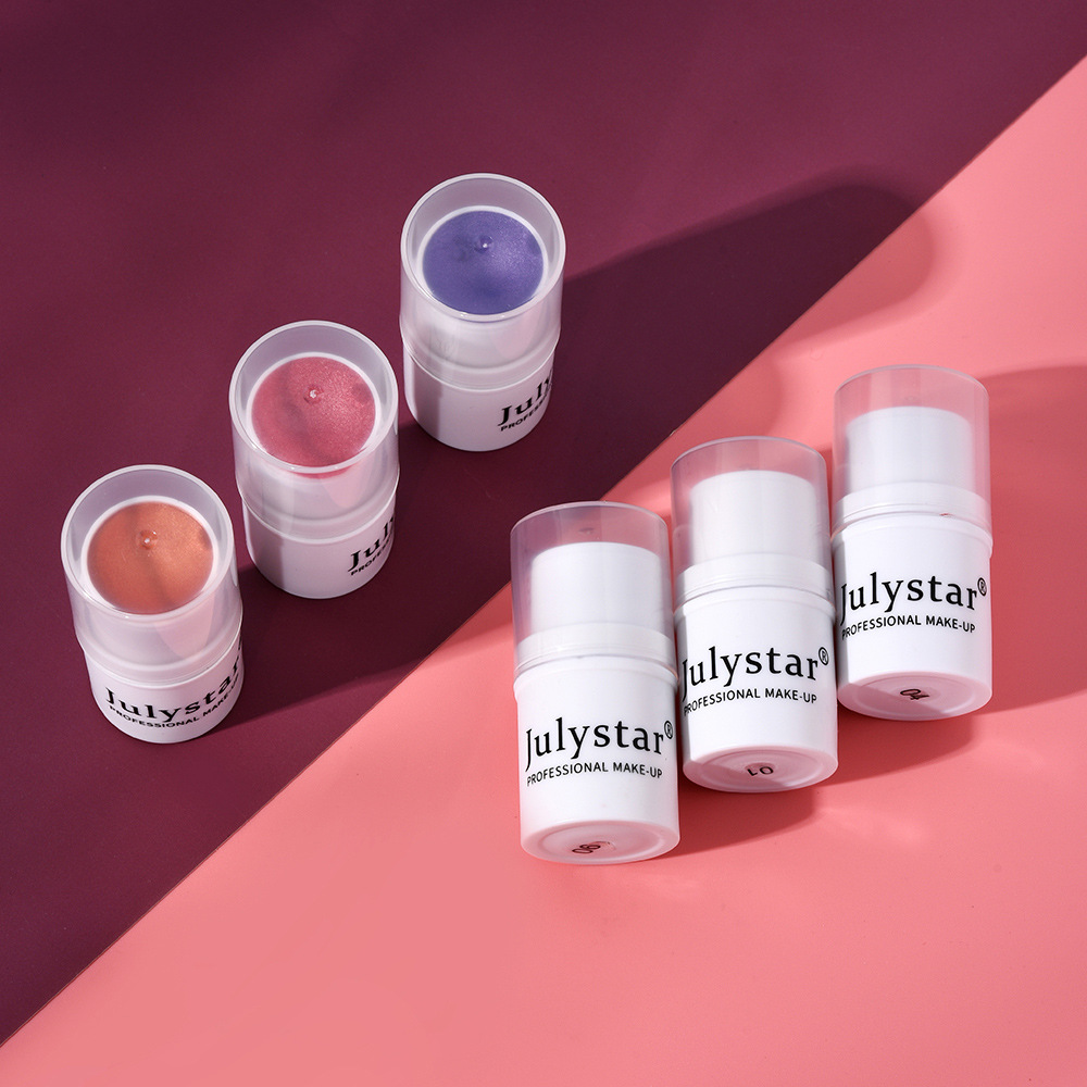 Julystar Single-color matte Contouring Blush Cream, Blush Stick, Six-color High-gloss Brightening Blush wholesale undefined
