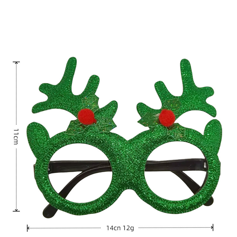 녹색 털볼 뿔(빨간색 프레임/검은색 프레임)