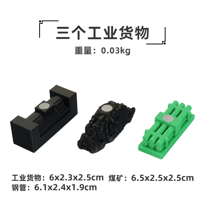 Three industrial goods