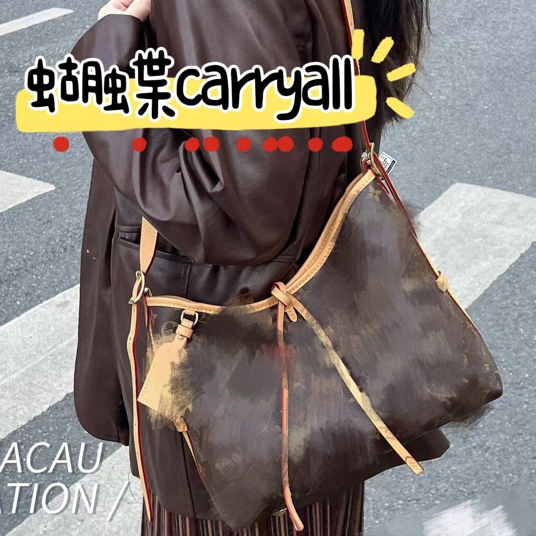 New Chain Crescent Bag Hobo Butterfly Bucket Bag Fashion Versatile Crossbody Underarm Bag - Thumbnail 4