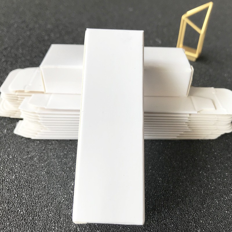 现货小白盒（40-60mm）批发白卡纸盒 小批量做货彩盒盲盒印刷LOGO