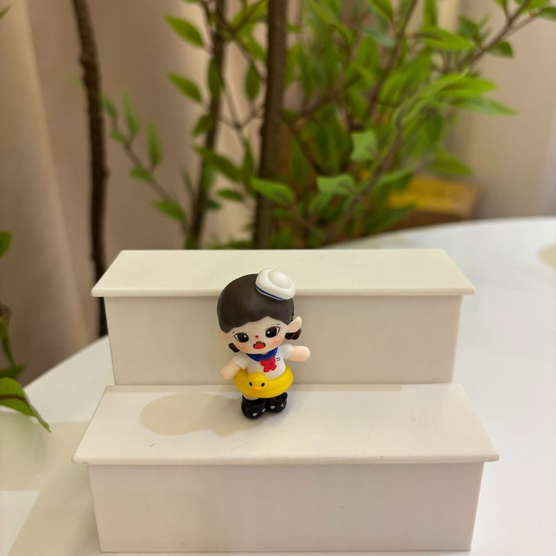 小鬼妹萌粒フィギュア トレンド玩具 ブラインドボックスおもちゃ 携帯ストラップ改造人形 小さなペンダント飾り|undefined