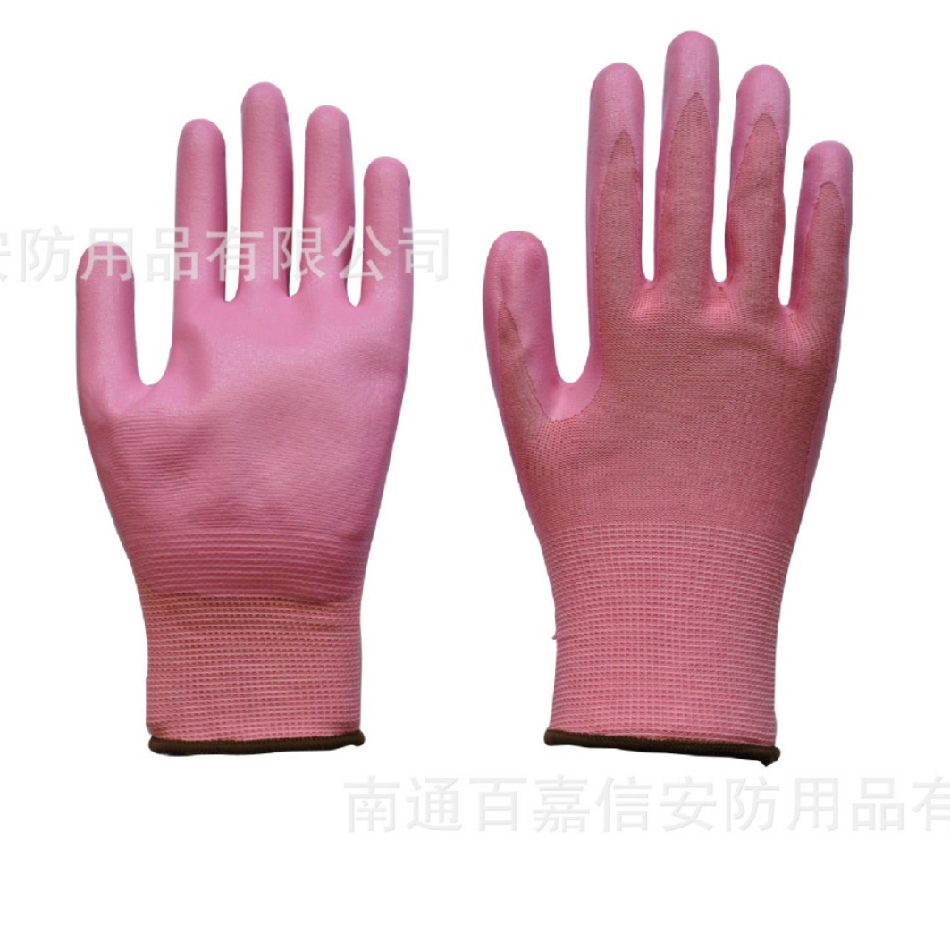 丁腈发泡手套浸胶劳保手套工作手套工厂出口直销手套