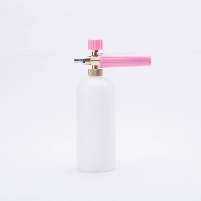 Direct from the manufacturer: green and pink foam pot, high-pressure car wash water gun, PA pot, 1000ml fan-shaped foam spray pot (High pressure car wash water gun) - no-1-aluminum-foam-pot-pink